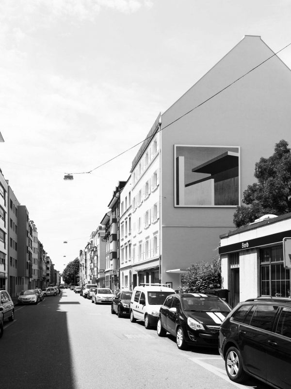 Die Brandwand ist mit einem Werk von Jan Paul Evers bespielt brandwand_jan_paul_evers_lukas_raeber